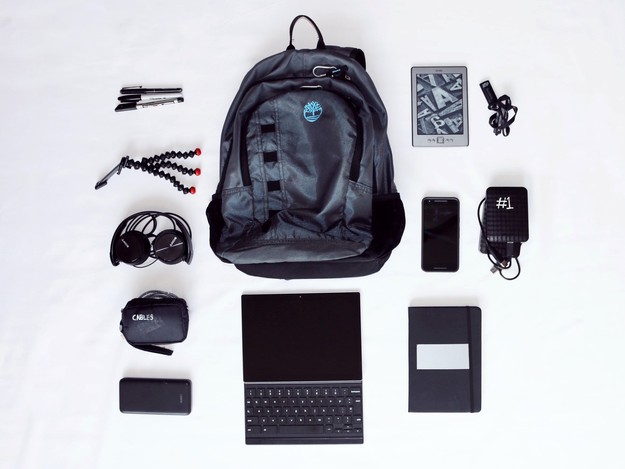 backpack and accessories 