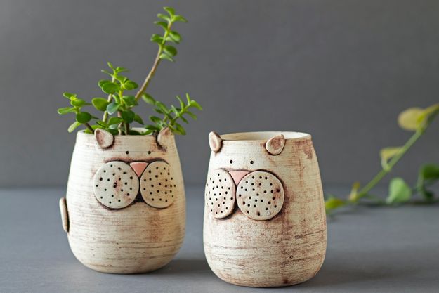 Handmade ceramic planters