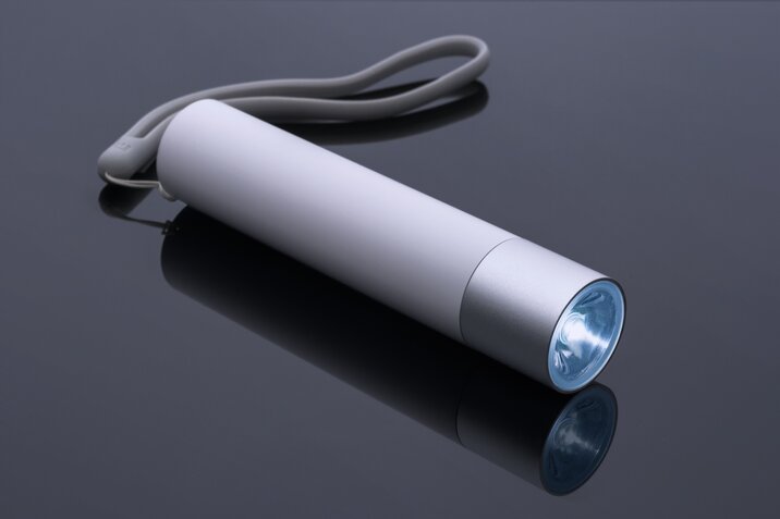 white-compact-flashlight