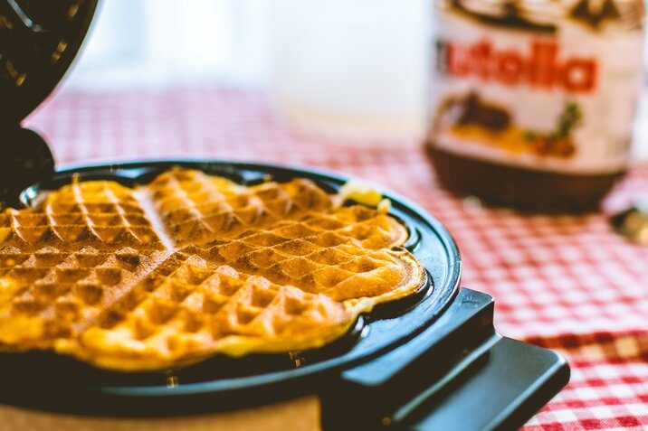 waffle-maker-on-the-table